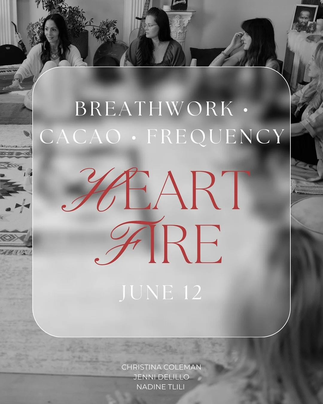 A heart-opening journey back to your center.
Join us for an immersive experience that weaves together a warm cacao ceremony, somatic breathwork, intuitive touch, and 528 Hz frequency re-alignment&mdash;designed to nourish your nervous system and awak