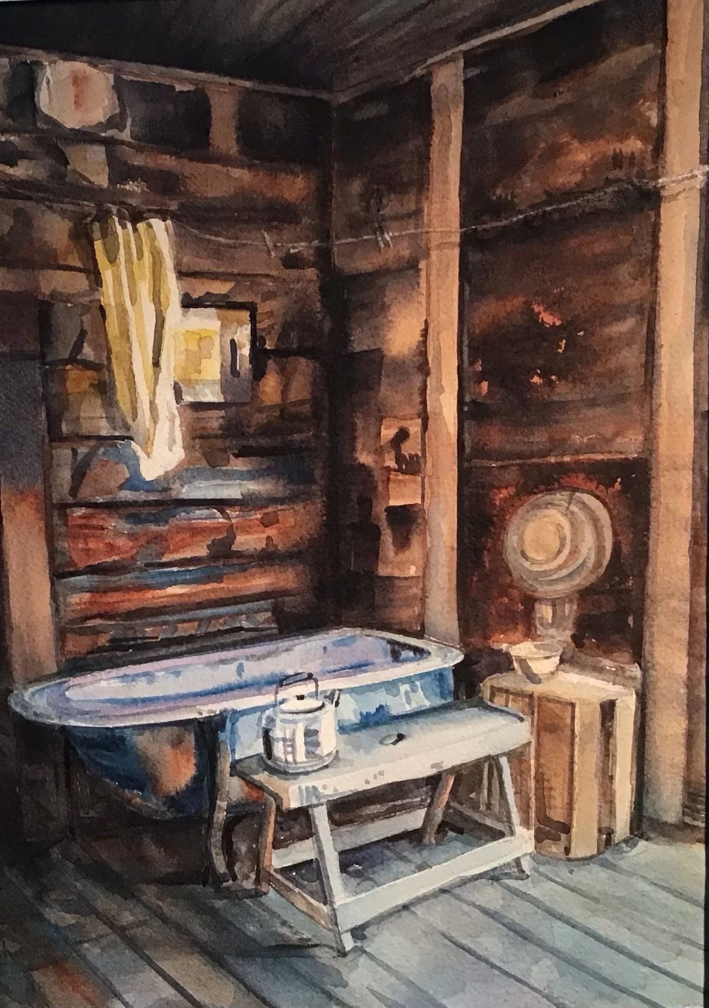 Once Upon a Bathtub (10”x14”) $325