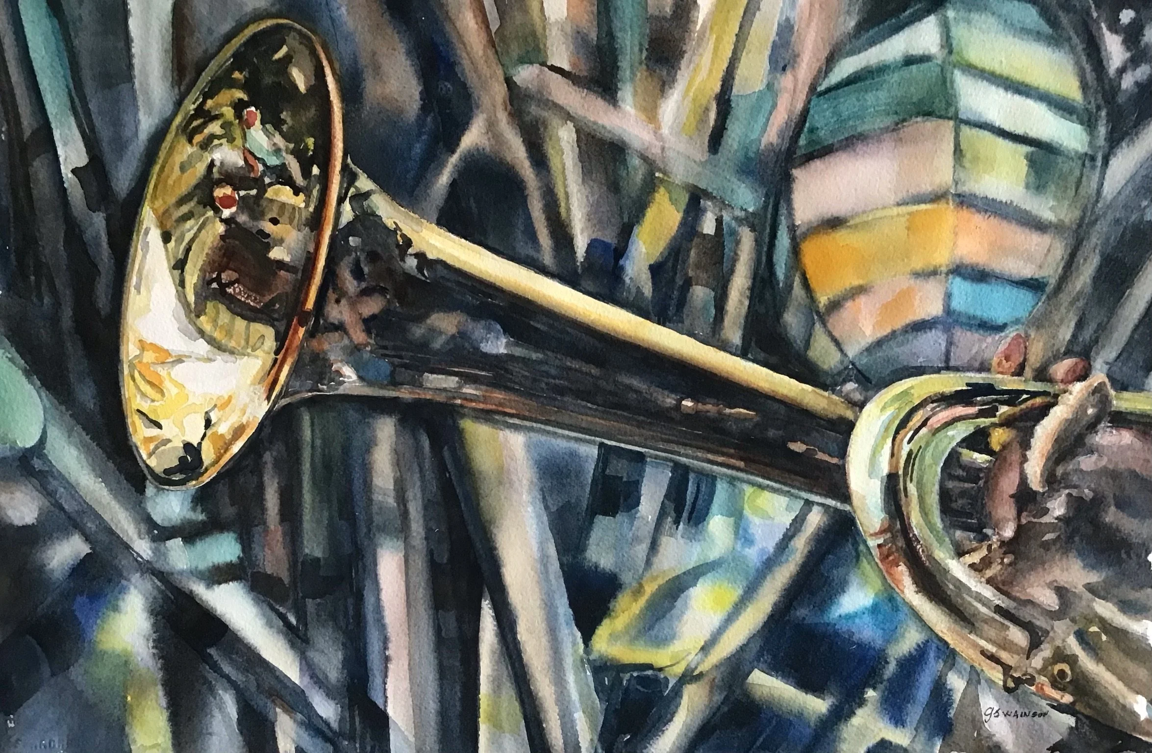 Sass of the Brass (21" x 14") $495 - SOLD