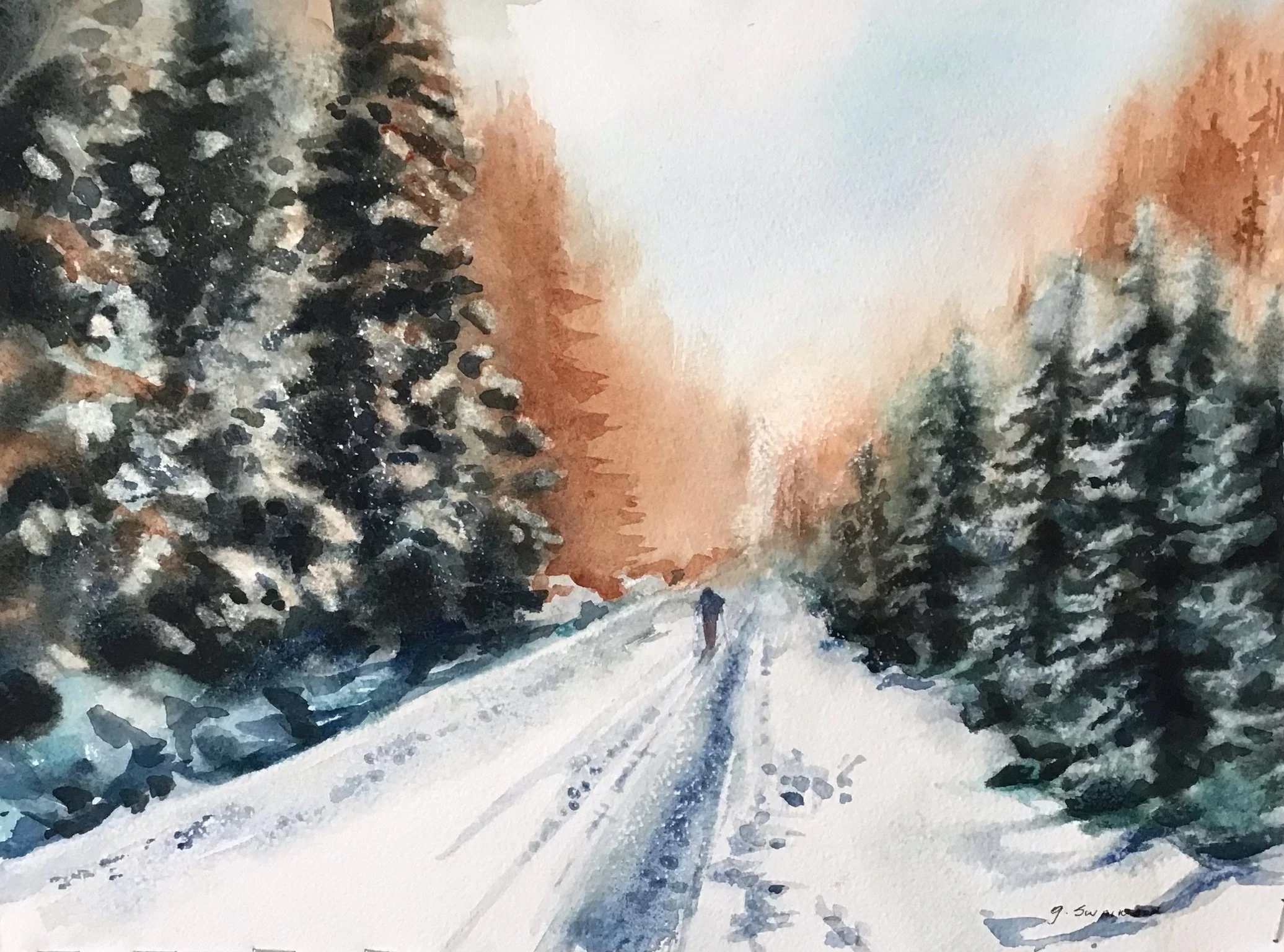 Ploughing Thru (14”x10”) $295