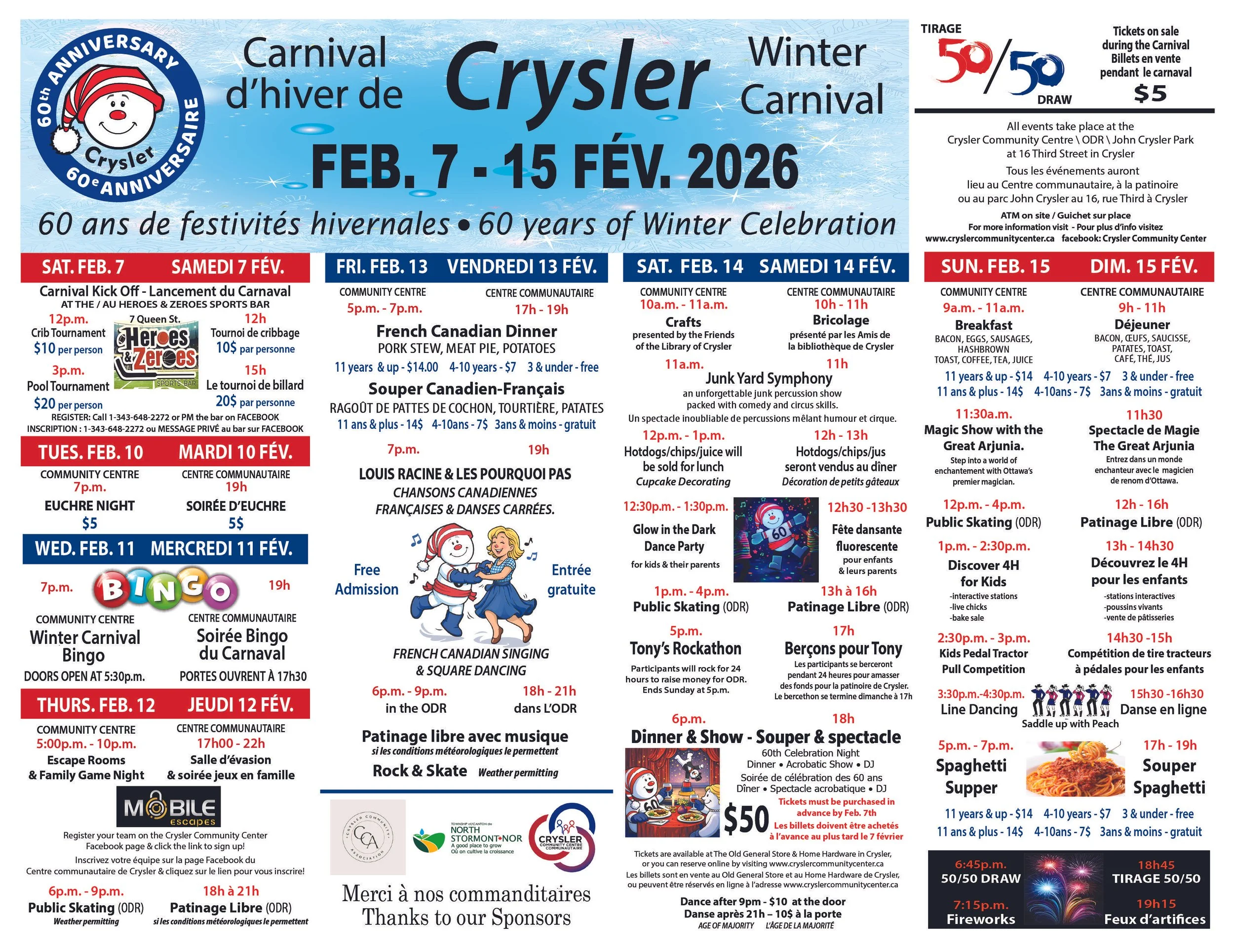 Carnival Schedule