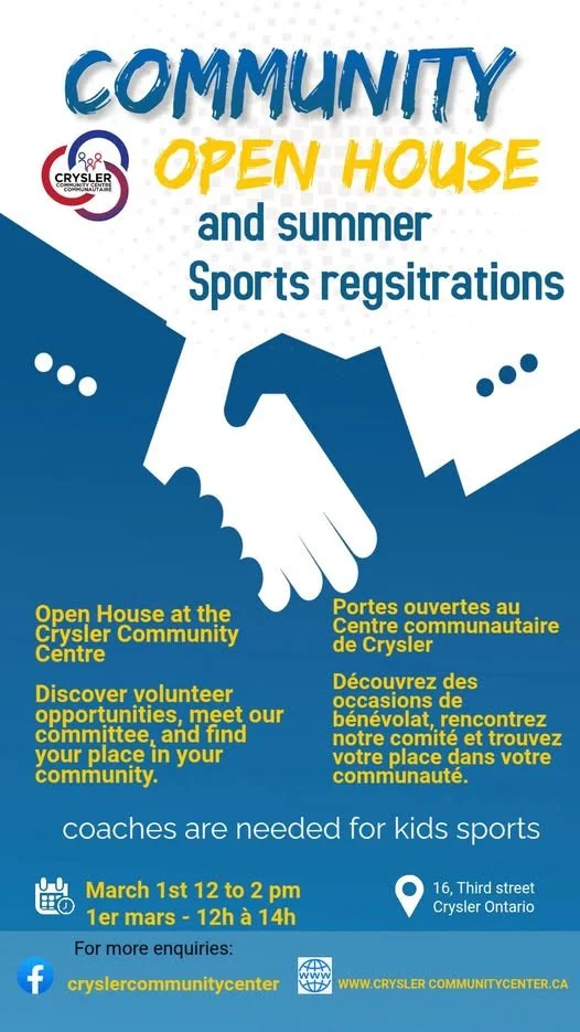 Community Open House &amp; Summer Sports Registration!