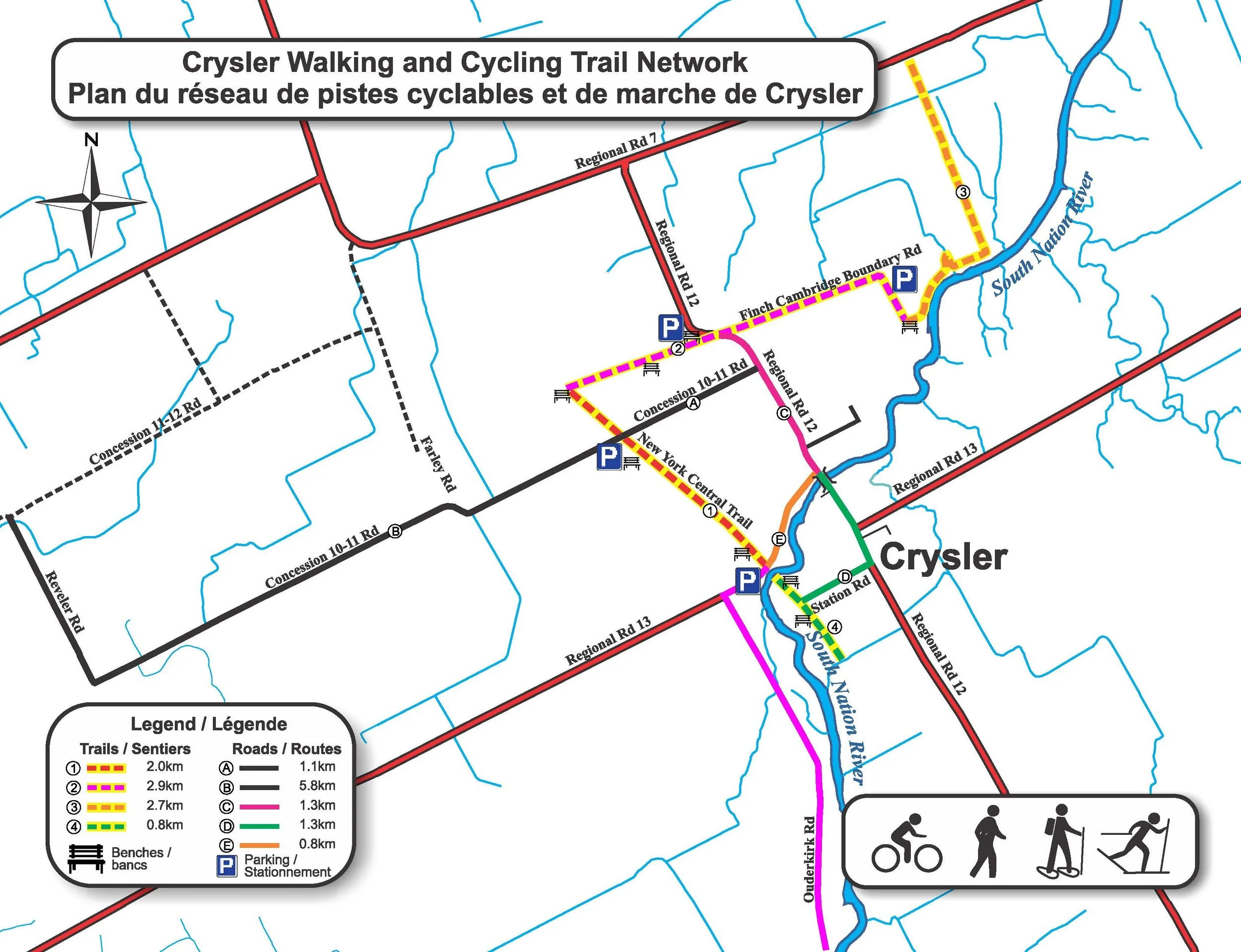 Explore the Crysler Recreation Trail Network!