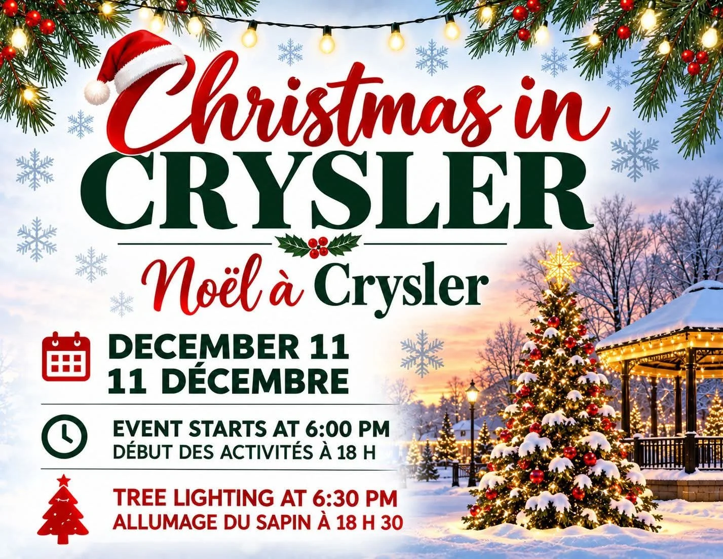 Christmas in Crysler / Noël à Crysler