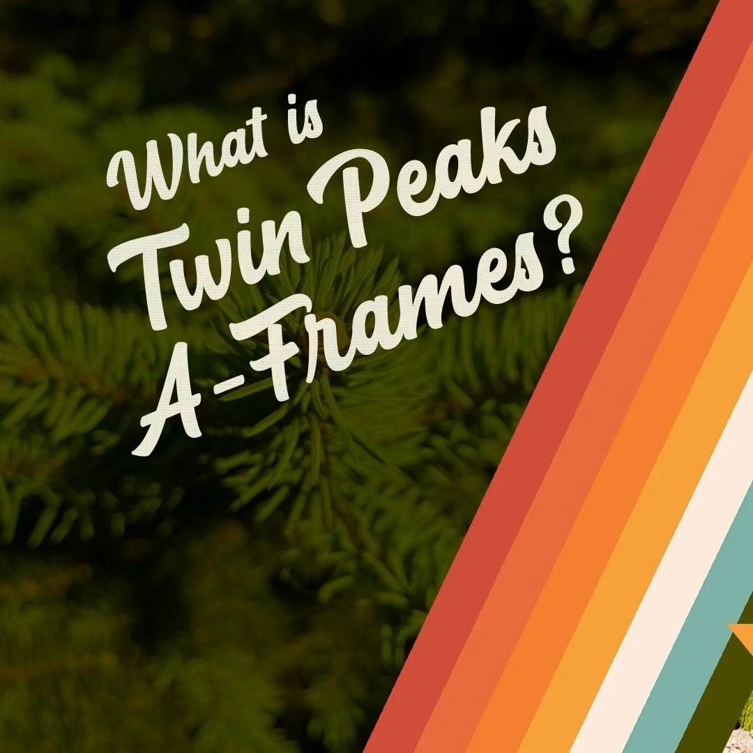 A lot of you have been asking about our story! Well here&rsquo;s a look! 🌲 ❄️ ☀️ 
Twin Peaks A-Frames started back in 2022, on what used to be an old Christmas tree farm, right outside of Saugatuck, MI. &lsquo;Tucked&rsquo; away on six acres, it&rsq
