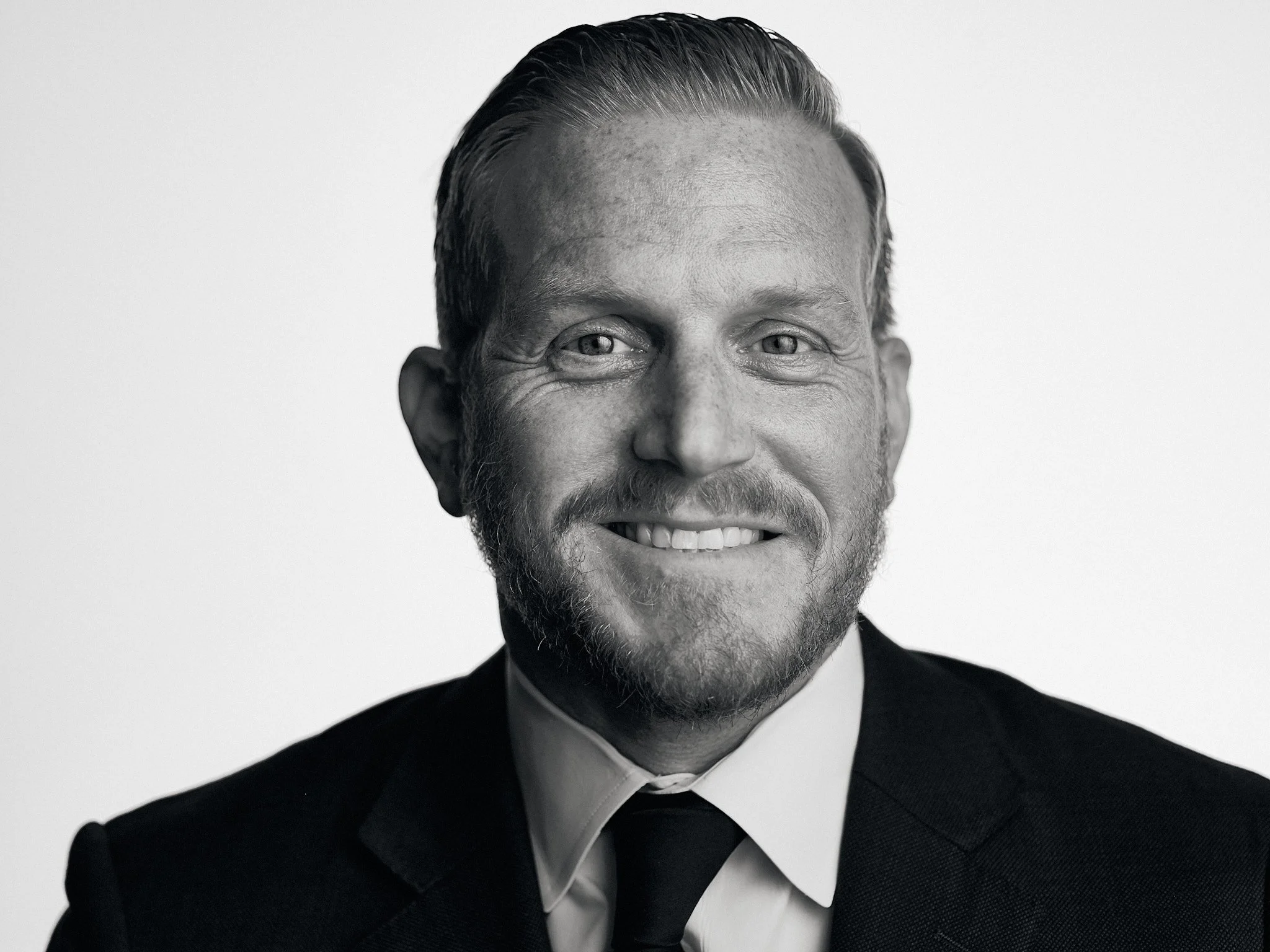 Executive headshot for law firm website branding by Urbanek Studios