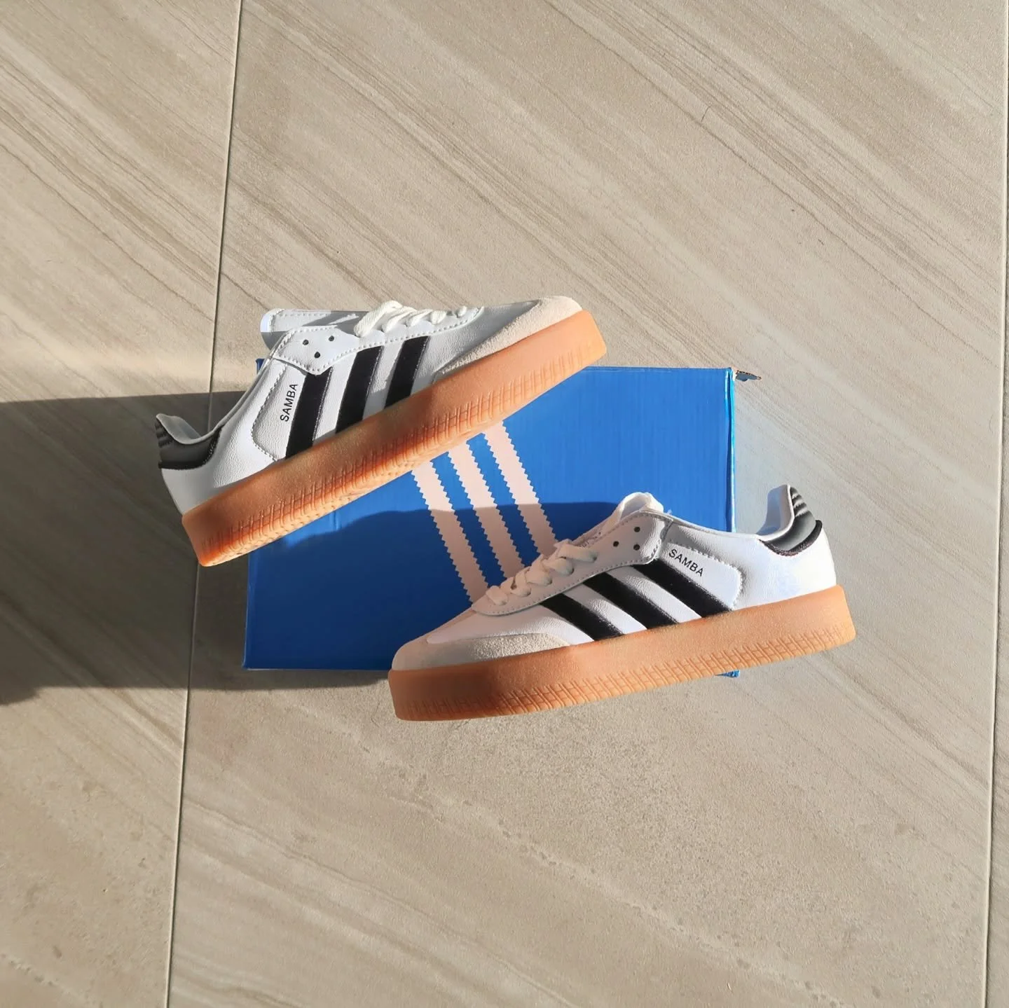 Adidas Samba - Platform gum sole