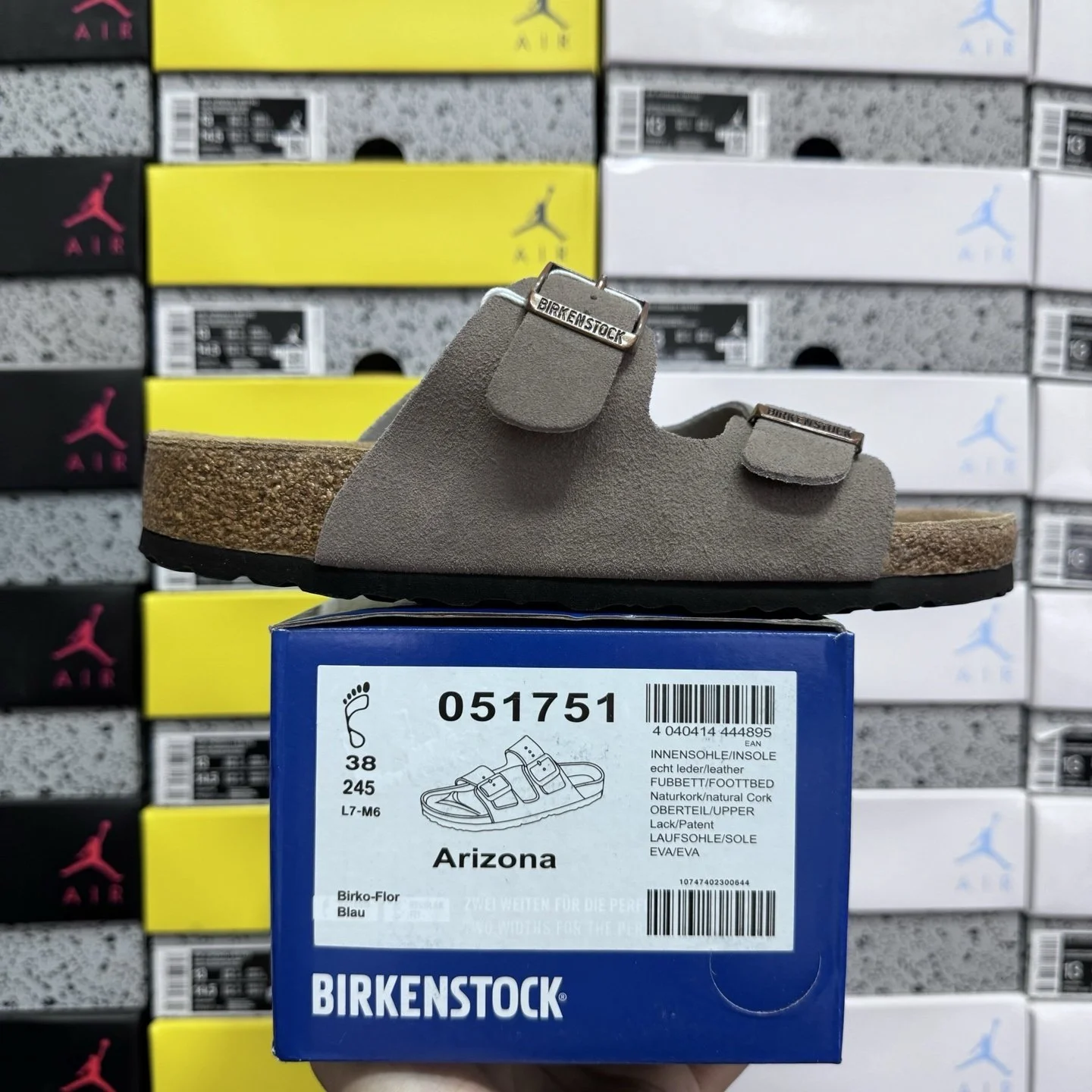Birks Arizona - Grey suede