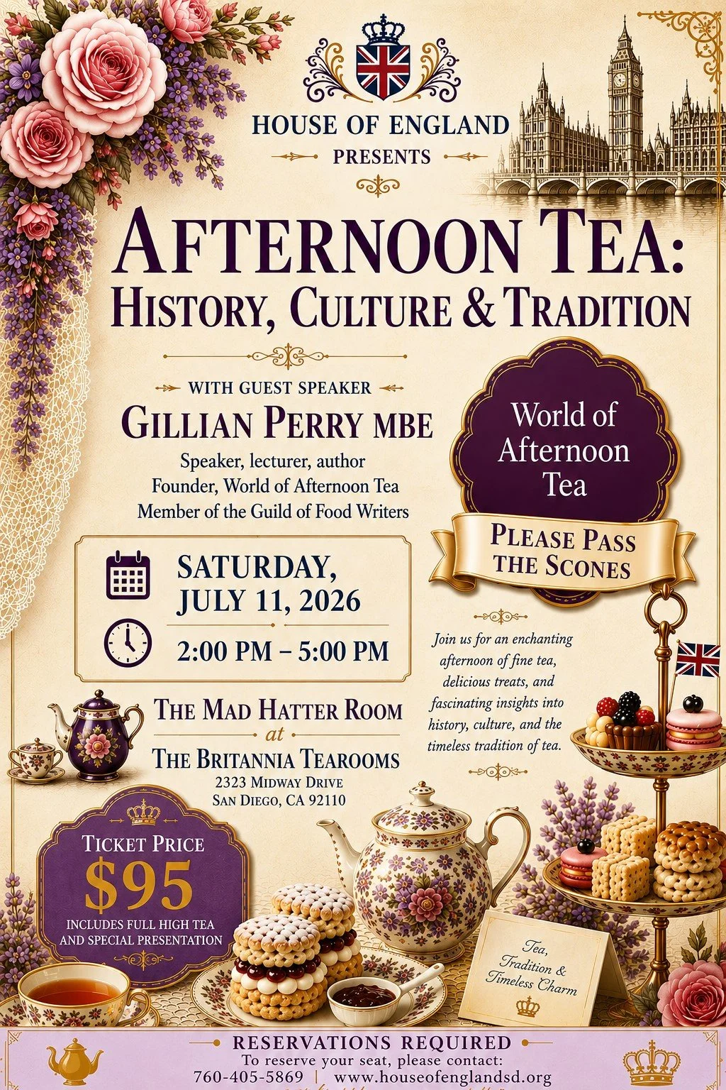 Afternoon Tea with Gillian Perry