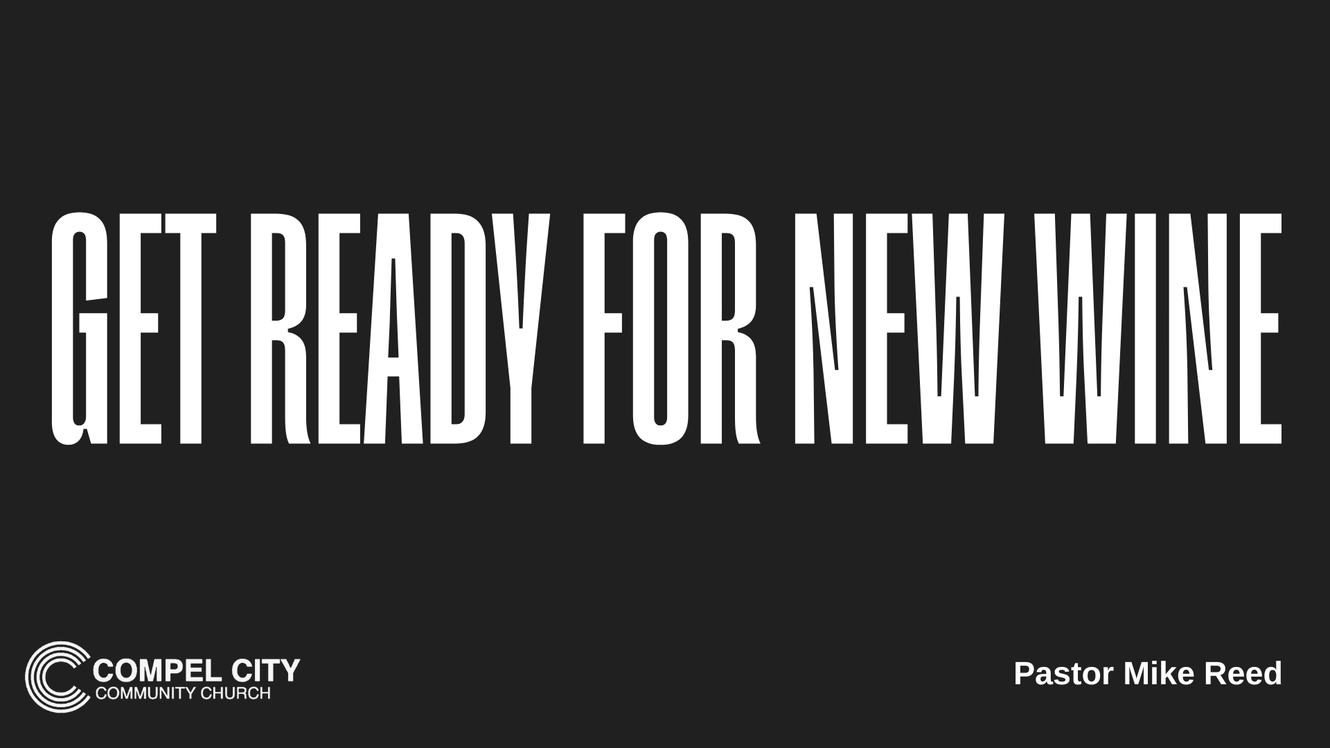 Get Ready For New Wine | 01.18.26