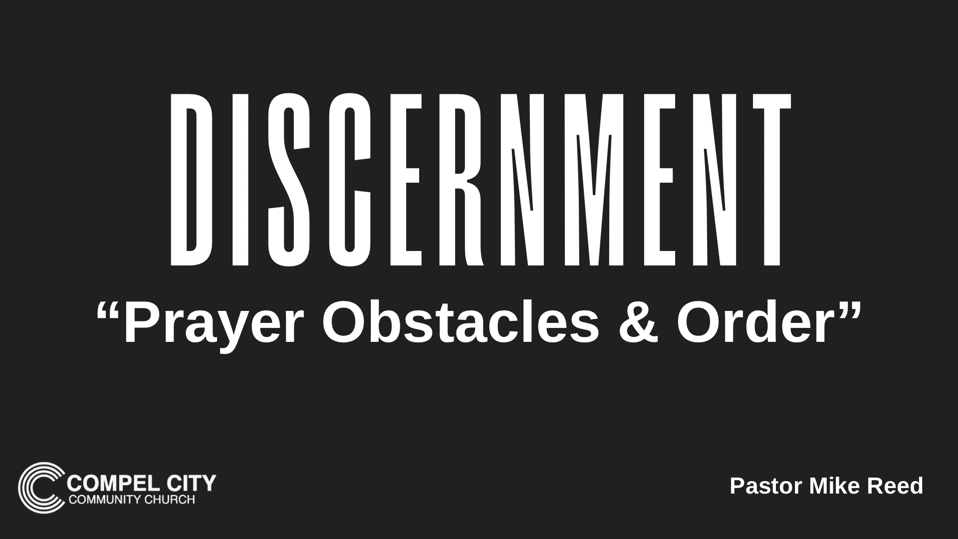 Discernment | 03.15.26 (Audio)