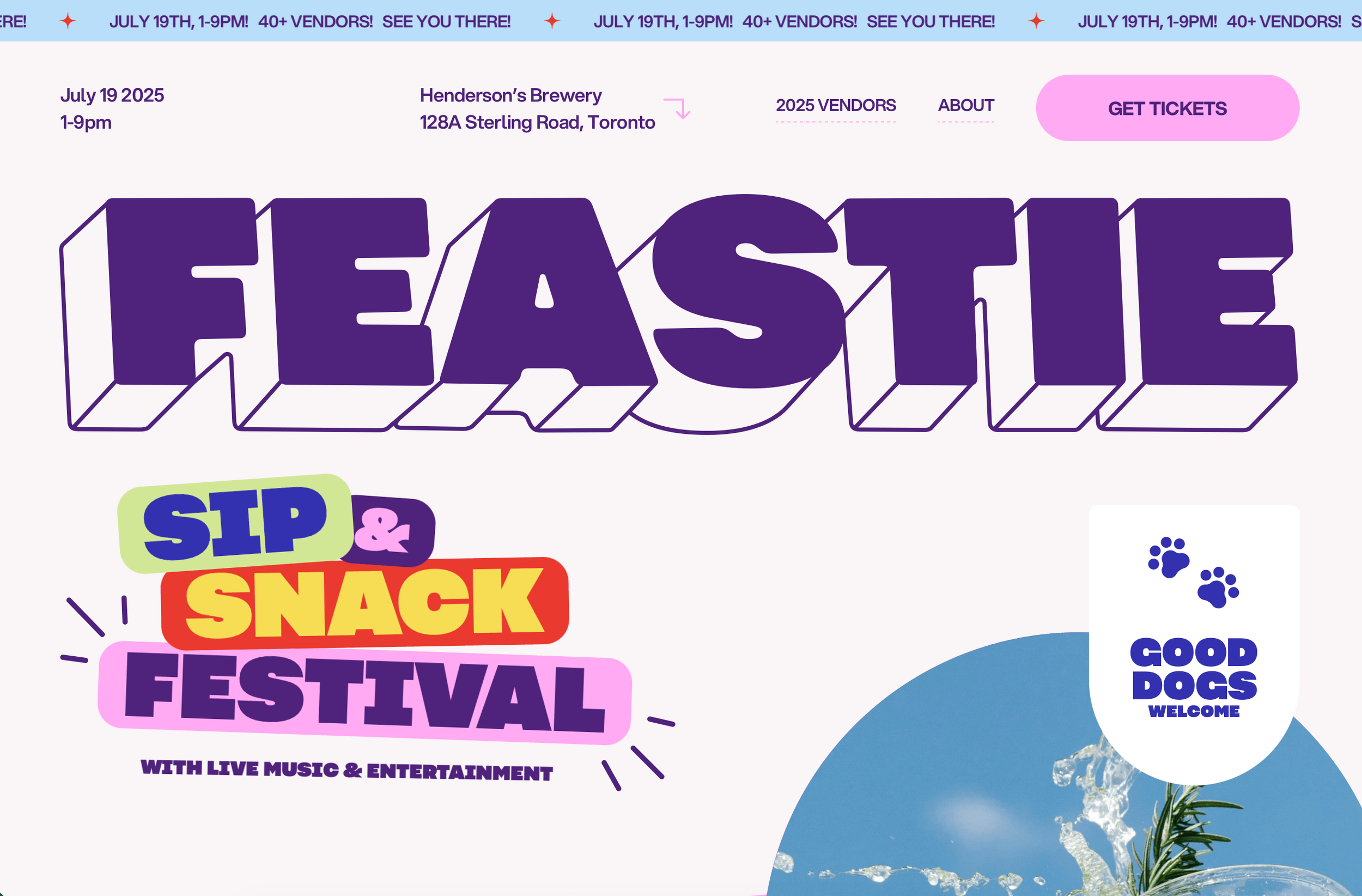 Website design example featuring a clean hero section with services and primary call to action