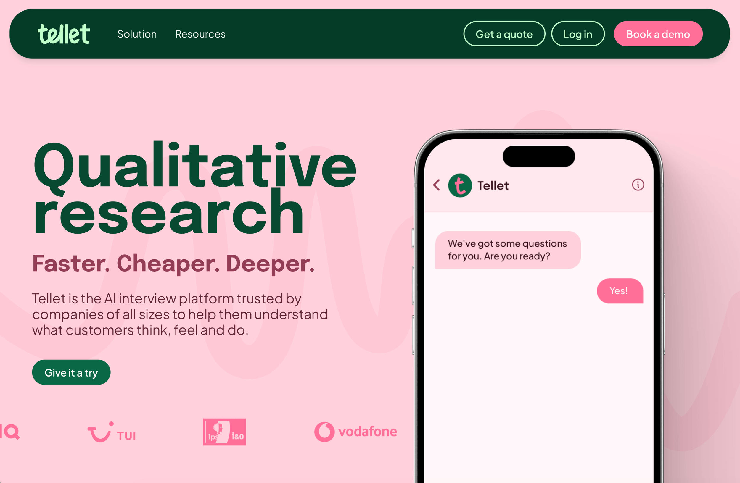 Wellness app website design with a clean UX layout and prominent service sections