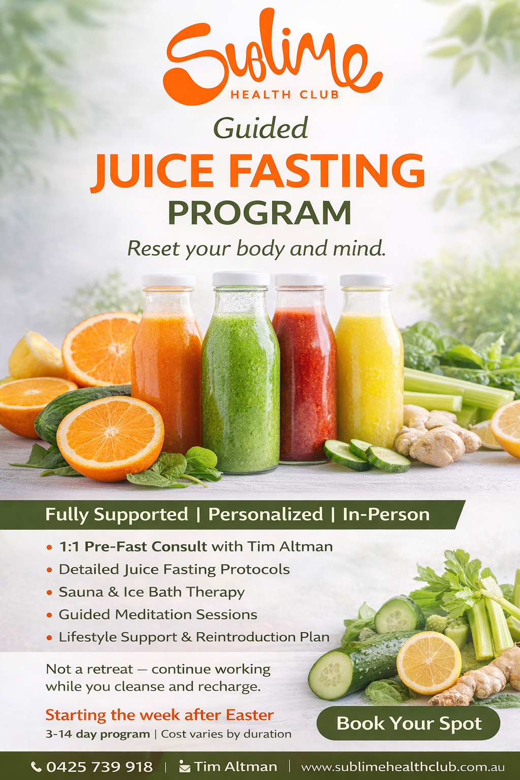 Guided Group Fast in April