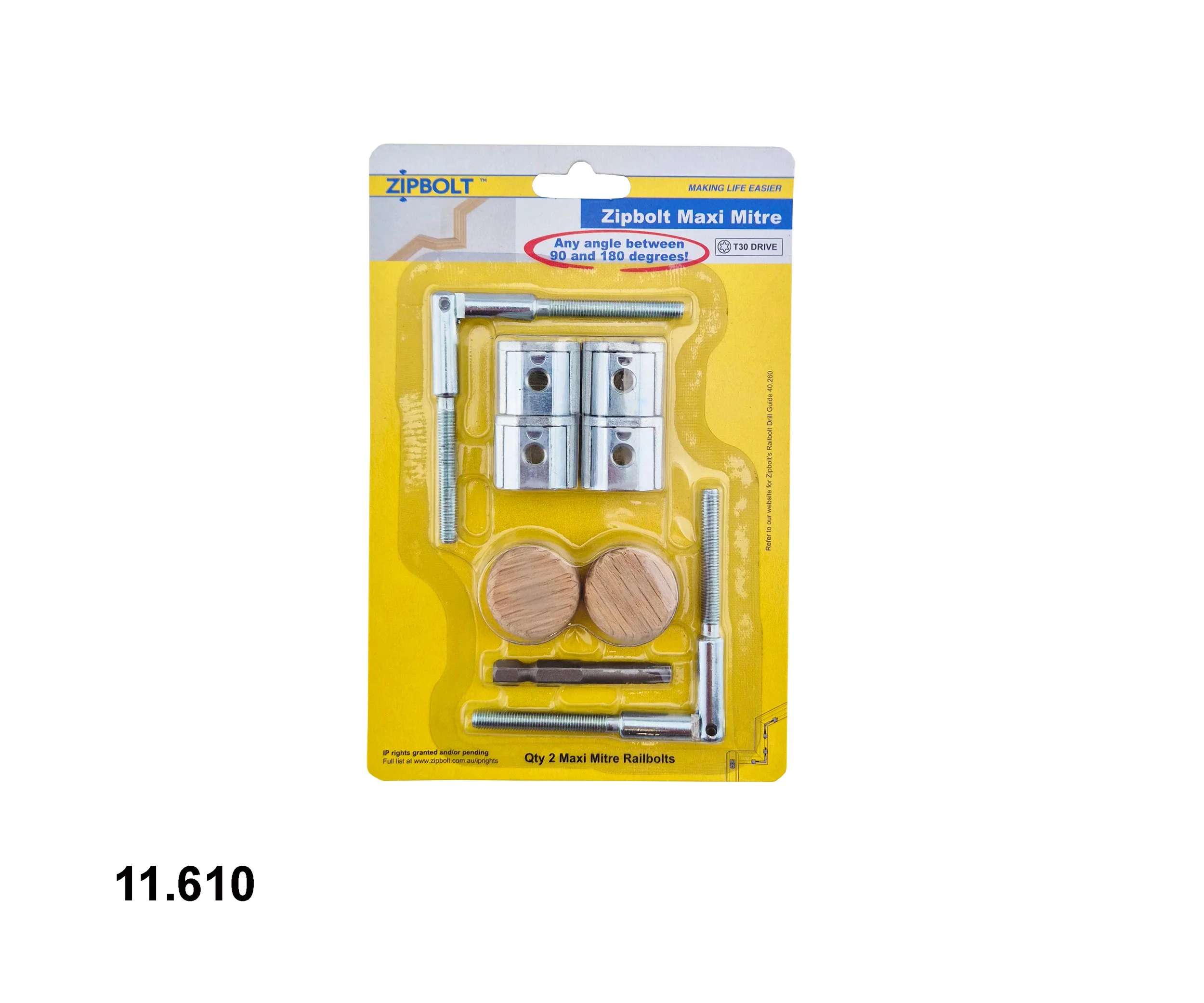 Zipbolt UT 11.600 Maxi Mitre Blister Pack (Qty 2pcs)