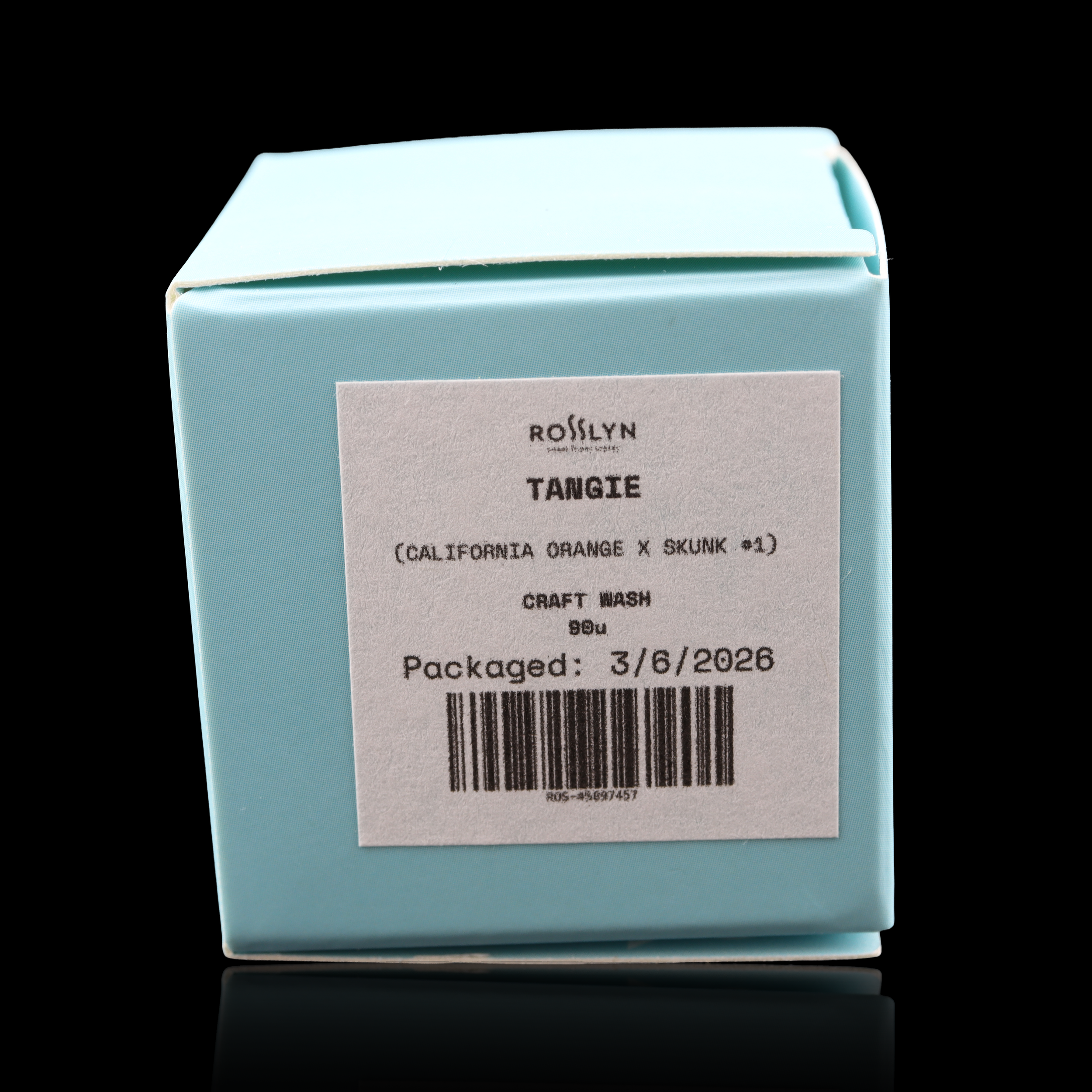 Tangie-live-rosin-strain-by-rosslyn-packaging