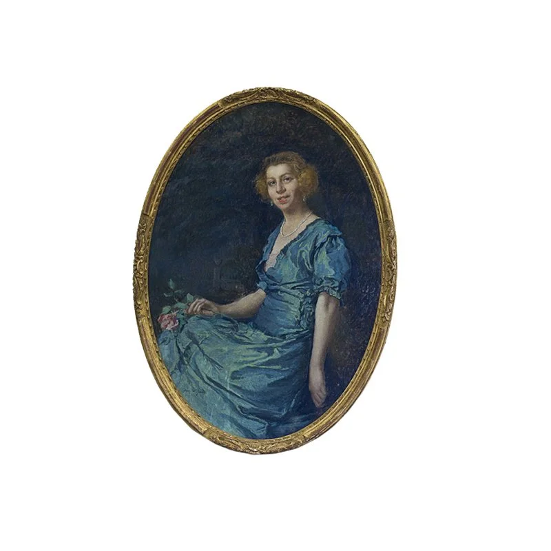 Original pastel portrait of a lady