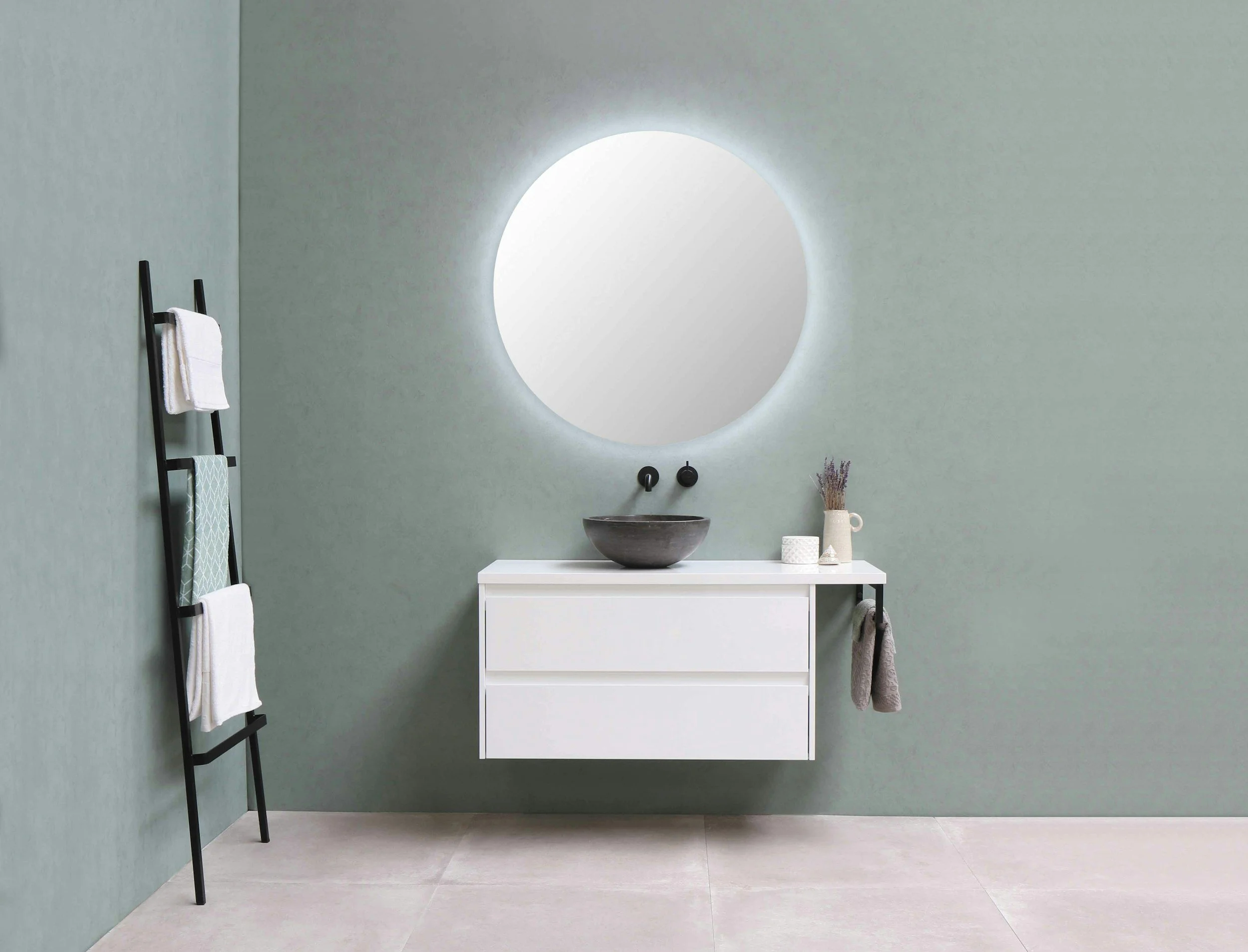 Round LED Bathroom Mirror