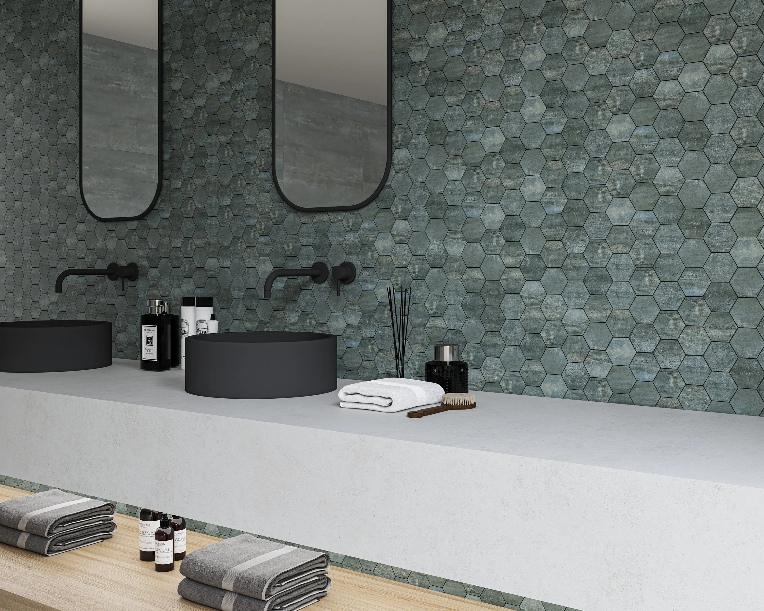 Hexagonal tiles