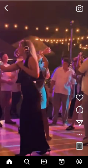 Bali Silent Disco wedding after party people dancing