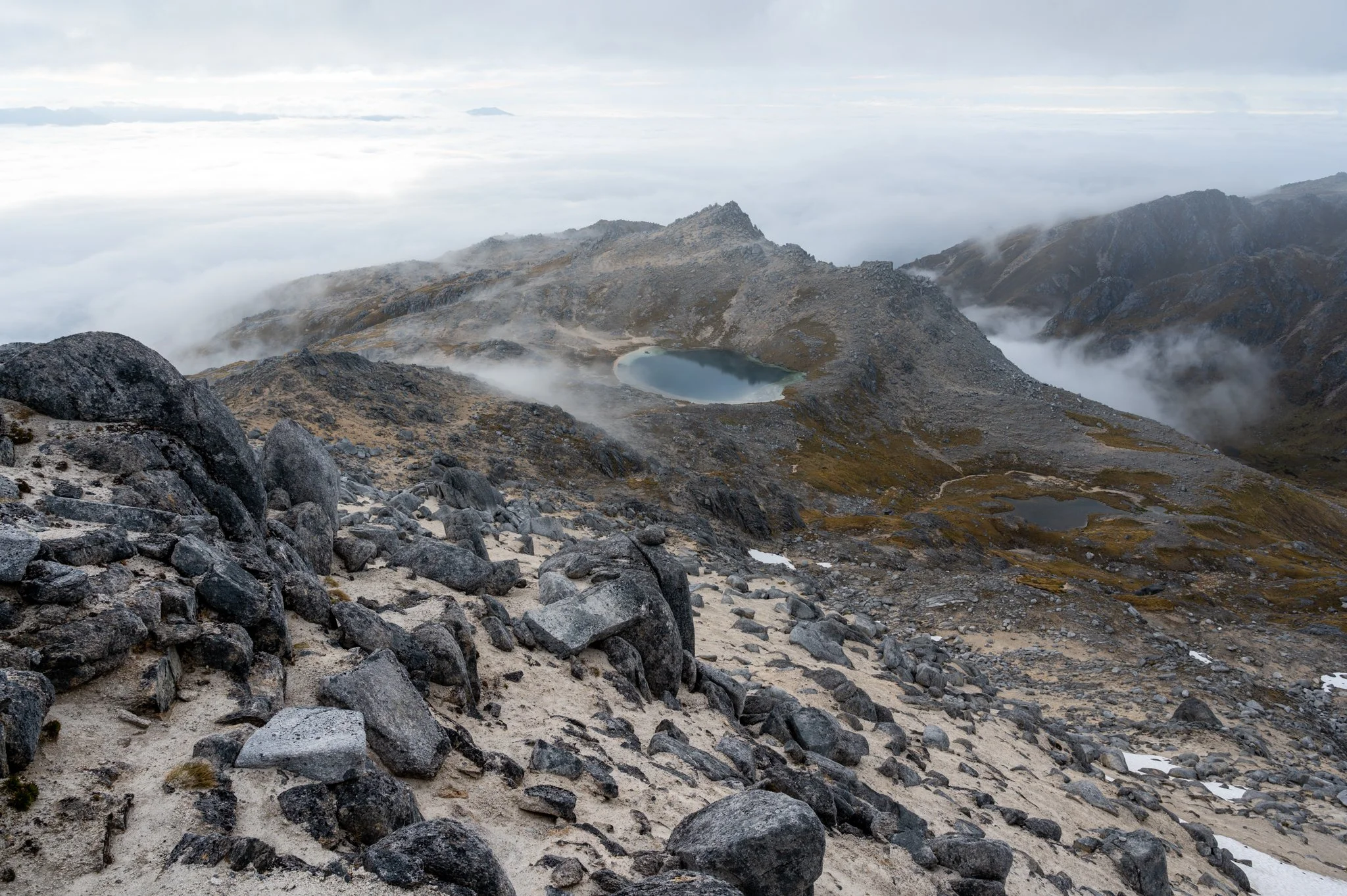 The views from the top of Mount Titiroa. 