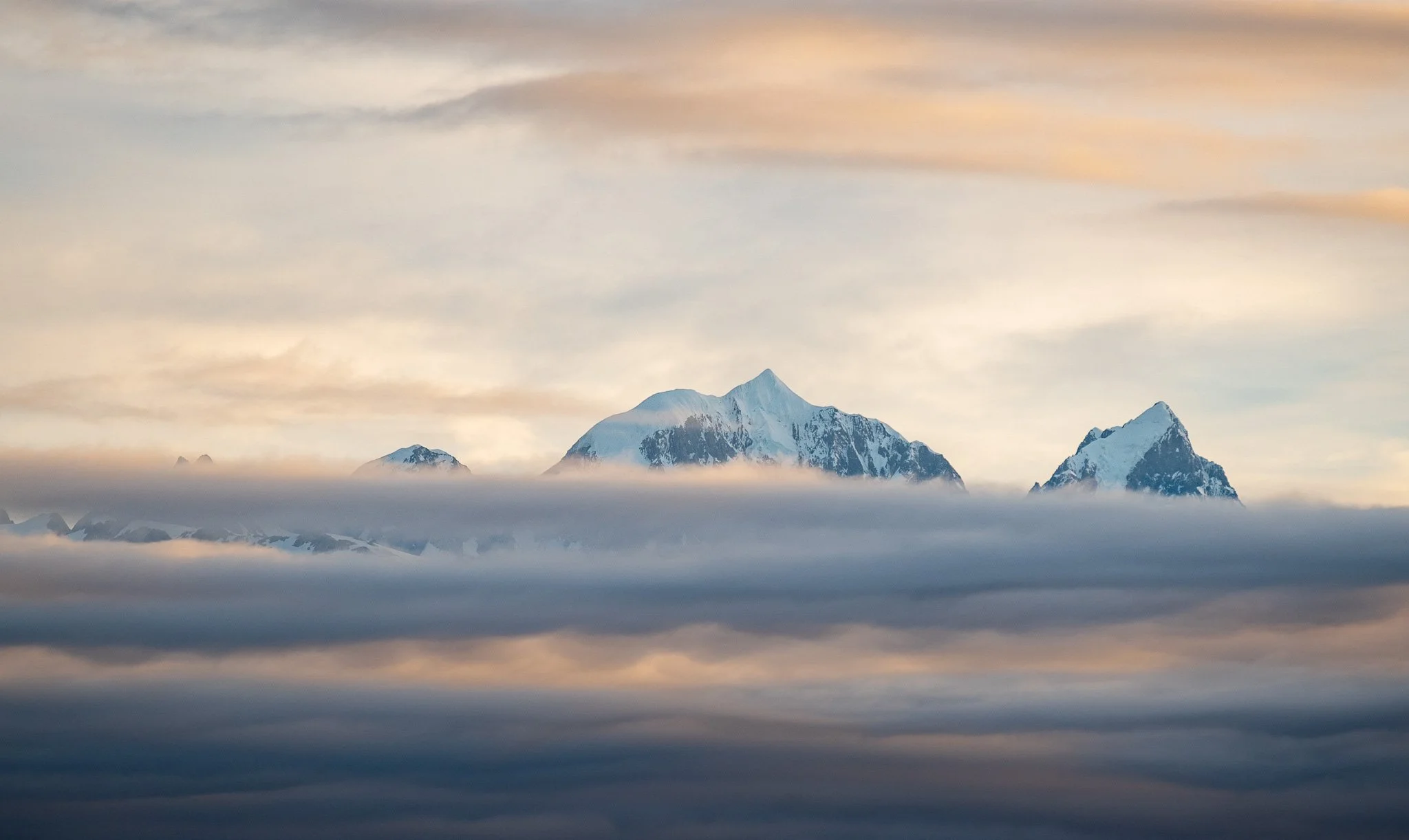 Aoraki/Mount Cook from the West Coast.
