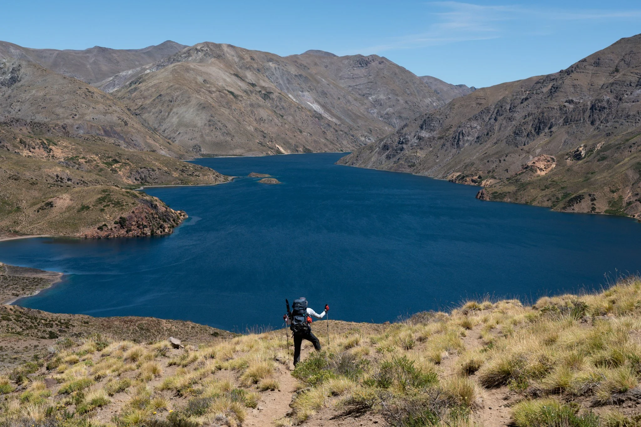 Finally reching Lagun del Dial, where we were able to take a swim.