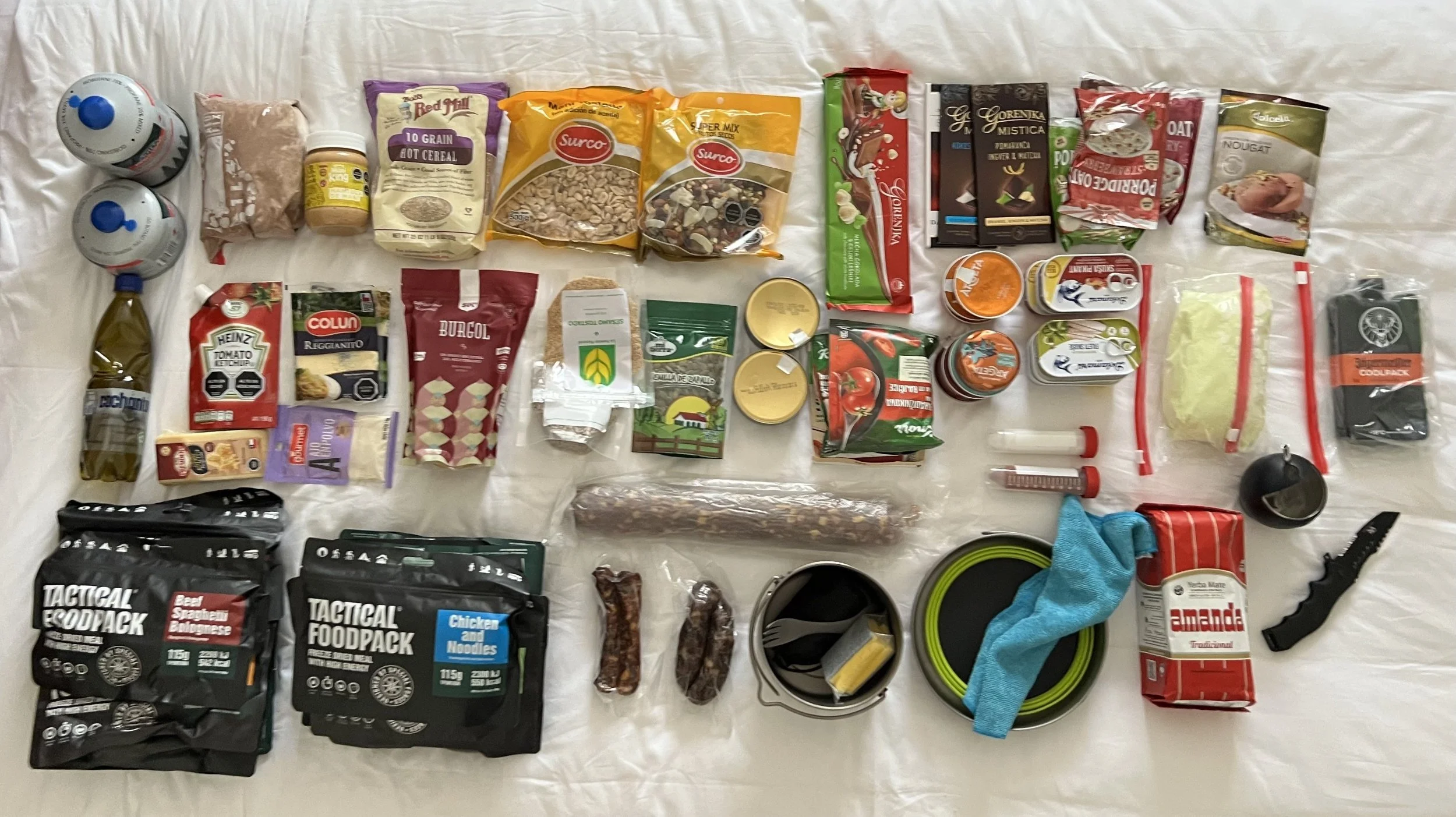 Food: strong breakfast and dinner are the main meals when trekking. Mix of dry fruit and nuts, chocolate and wild berries, that we can forage in nature will be an addition to help us survive during long days.