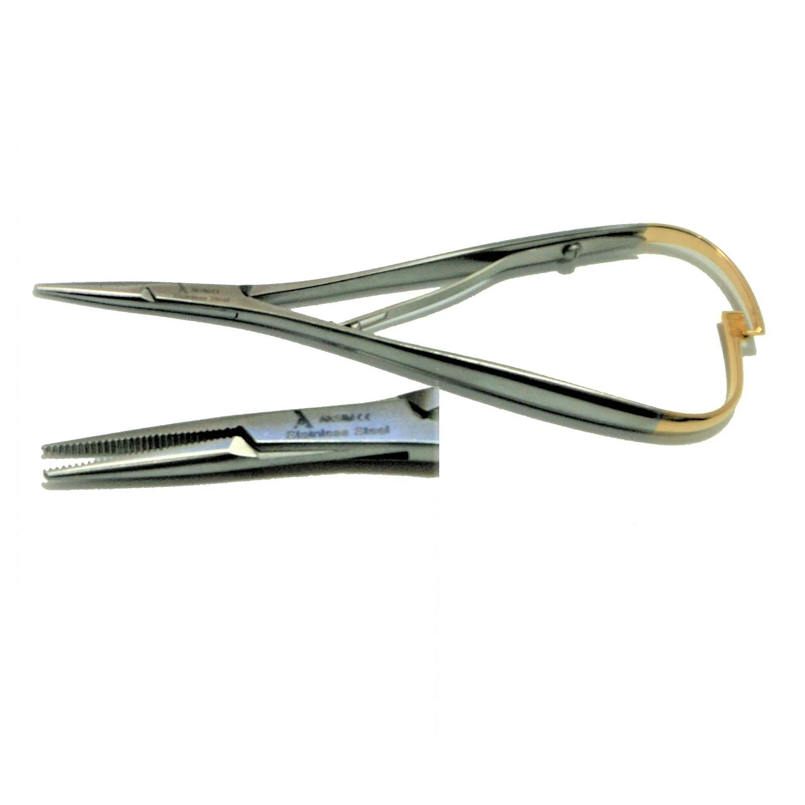 Narrow Slim Tip Mathieu Needle Holder TC — Aksim Surgical Ltd