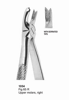 Upper Molars Right Extraction Forceps – No. 65R