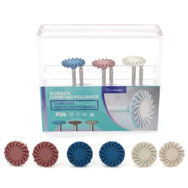 Dental Composite Polishing Diamond System 6 Piece Set