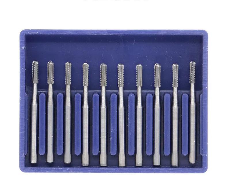 thumbnail image 2 of 10 Pack Dental Trimming Finishing Burs – Carbide FG ENDO-Z Burs 25mm – EAA Style 2 of 6