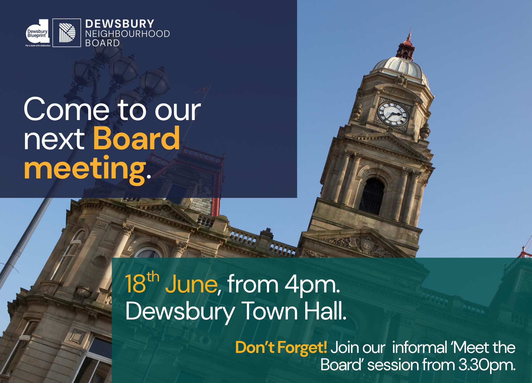 Our Next Board Meeting - June 18th