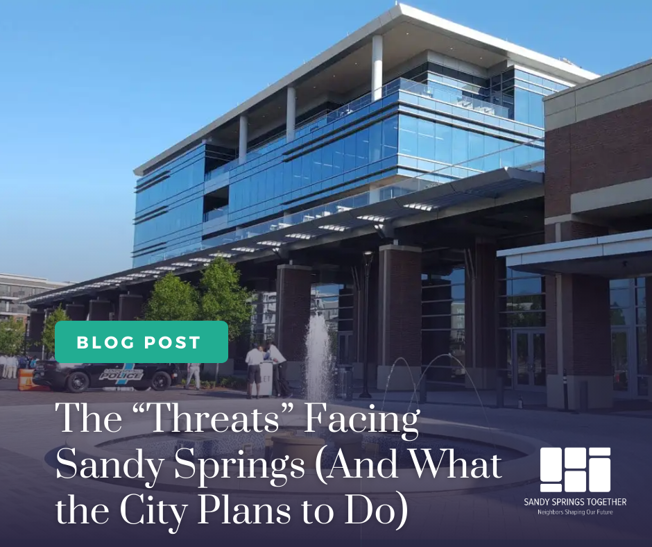 The “Threats” Facing Sandy Springs (And What the City Plans to Do)
