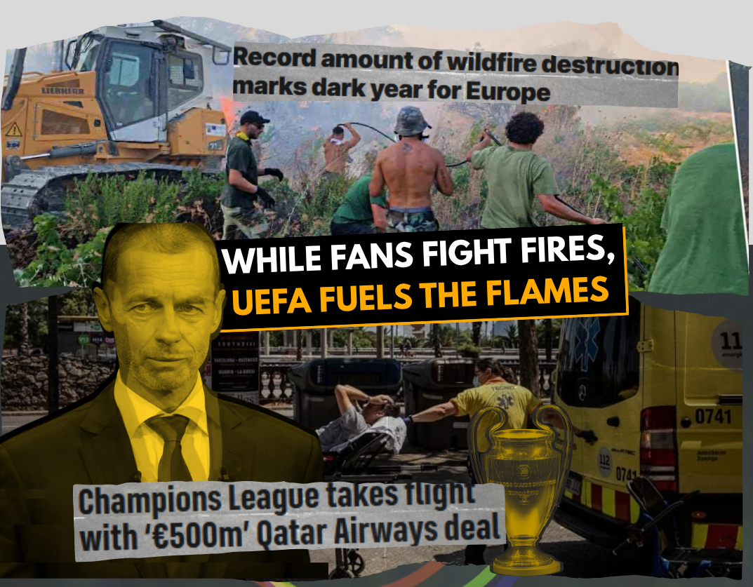 While fans fight fires, UEFA fuels the flames