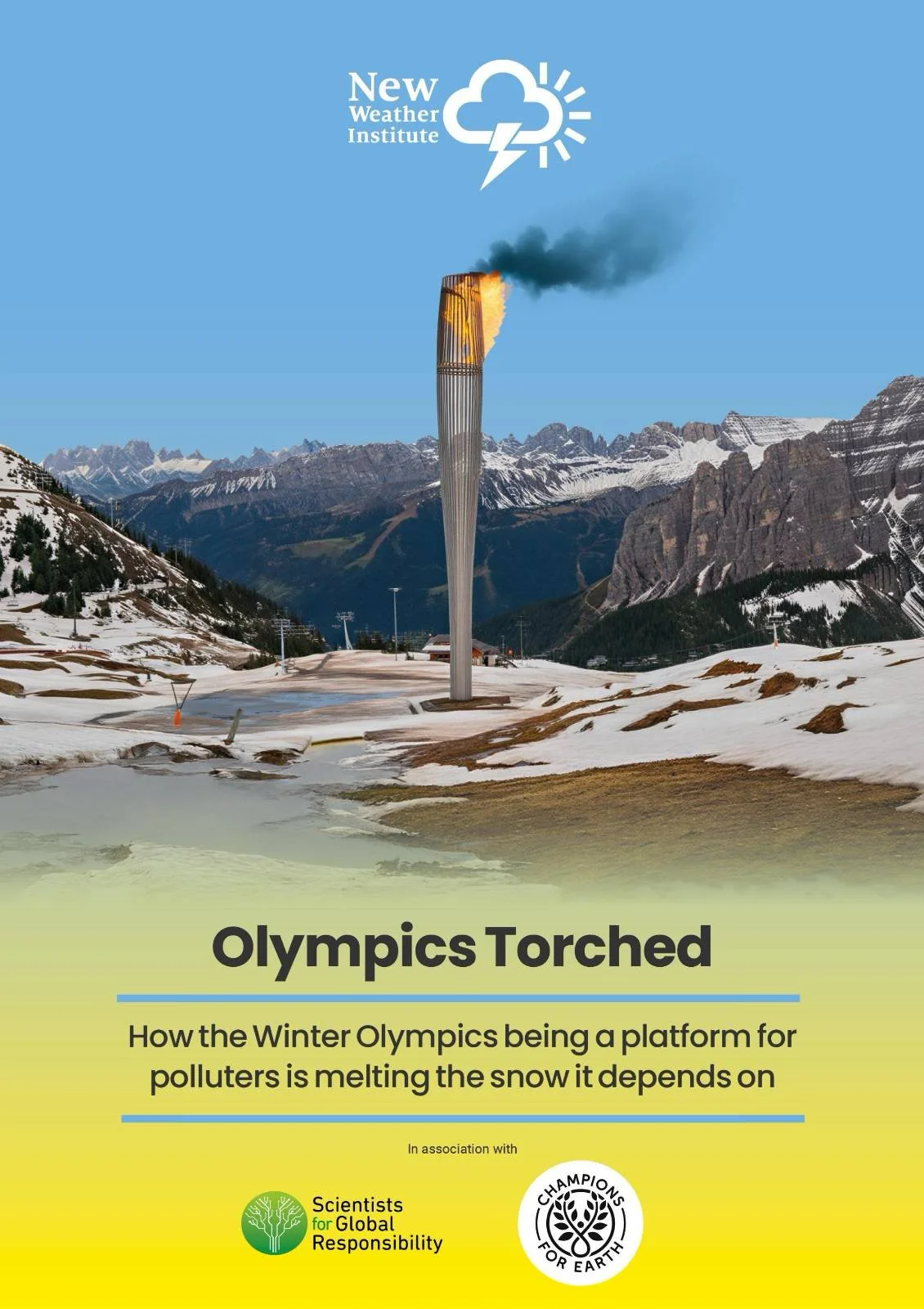 Polluting sponsors of the Winter Olympics are melting the snow the games depend on - new research 