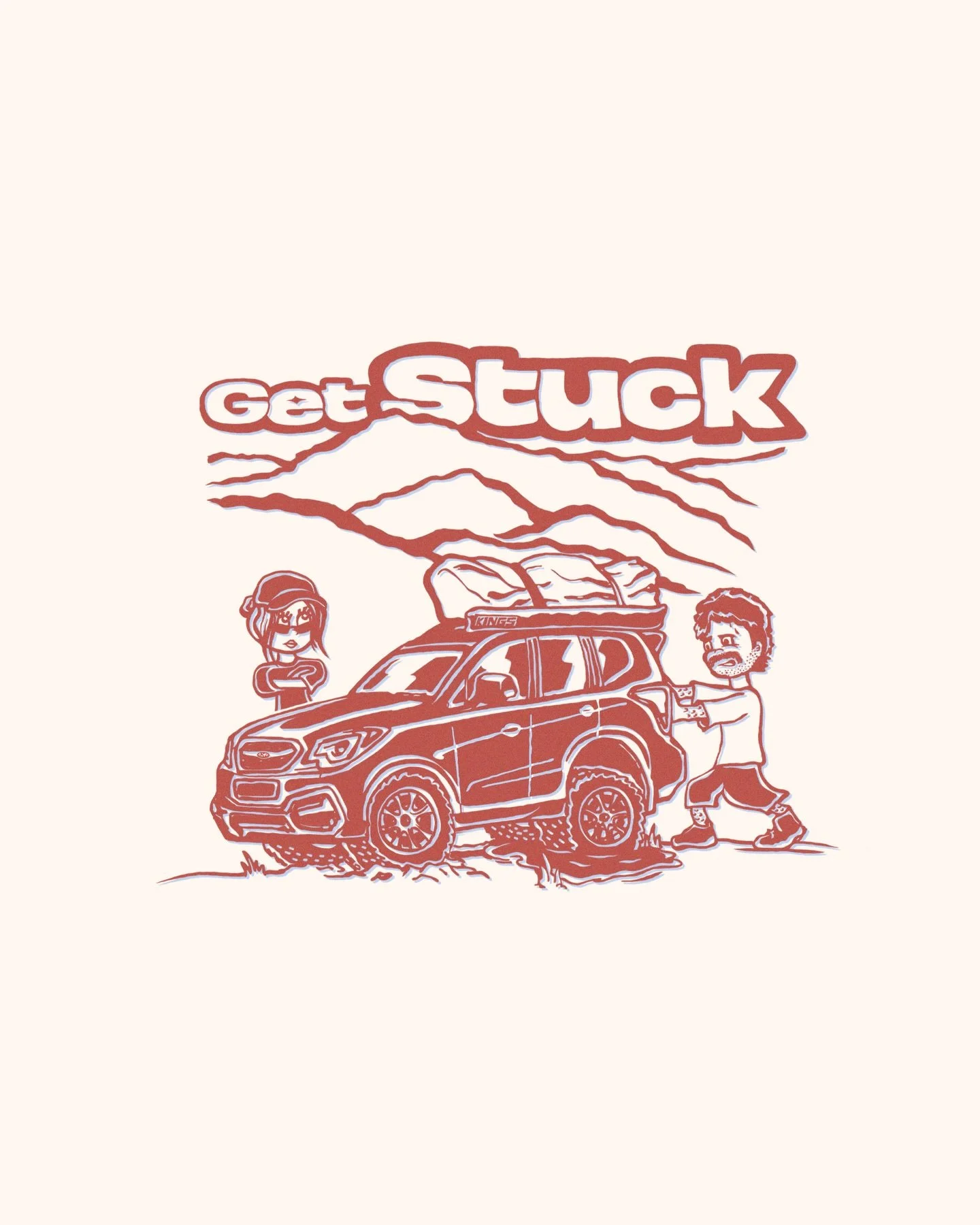 Get Stuck. Prints Available. glatzygraphics.com.au/shop