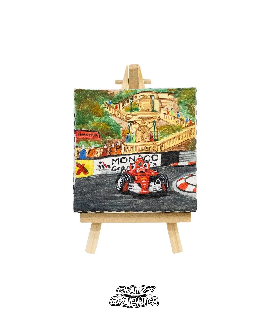 In honour of race day 🏎️🏁

Acrylic on canvas (10cm x 10cm)