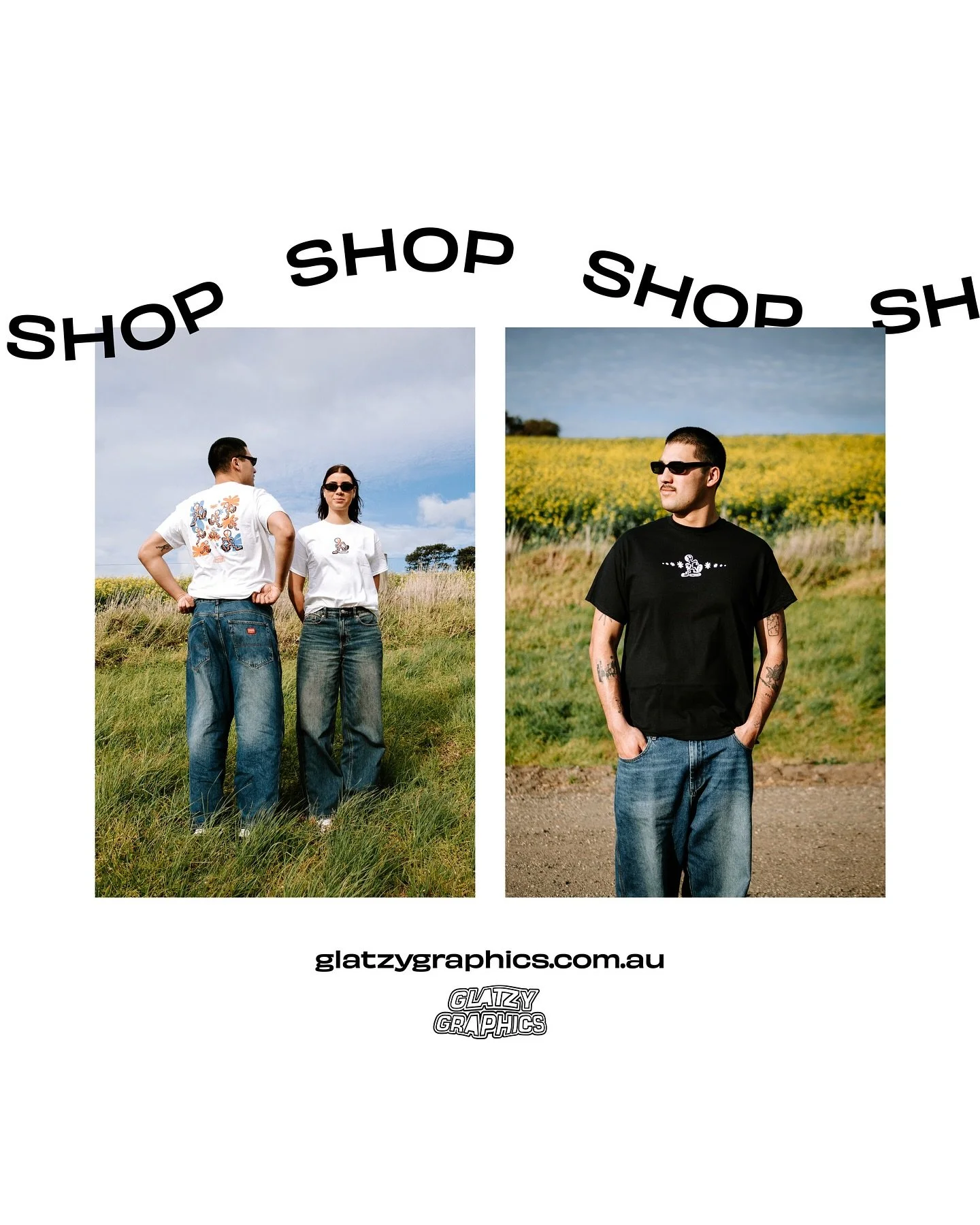 Shop Now Live

glatzygraphics.com.au

Link in Bio