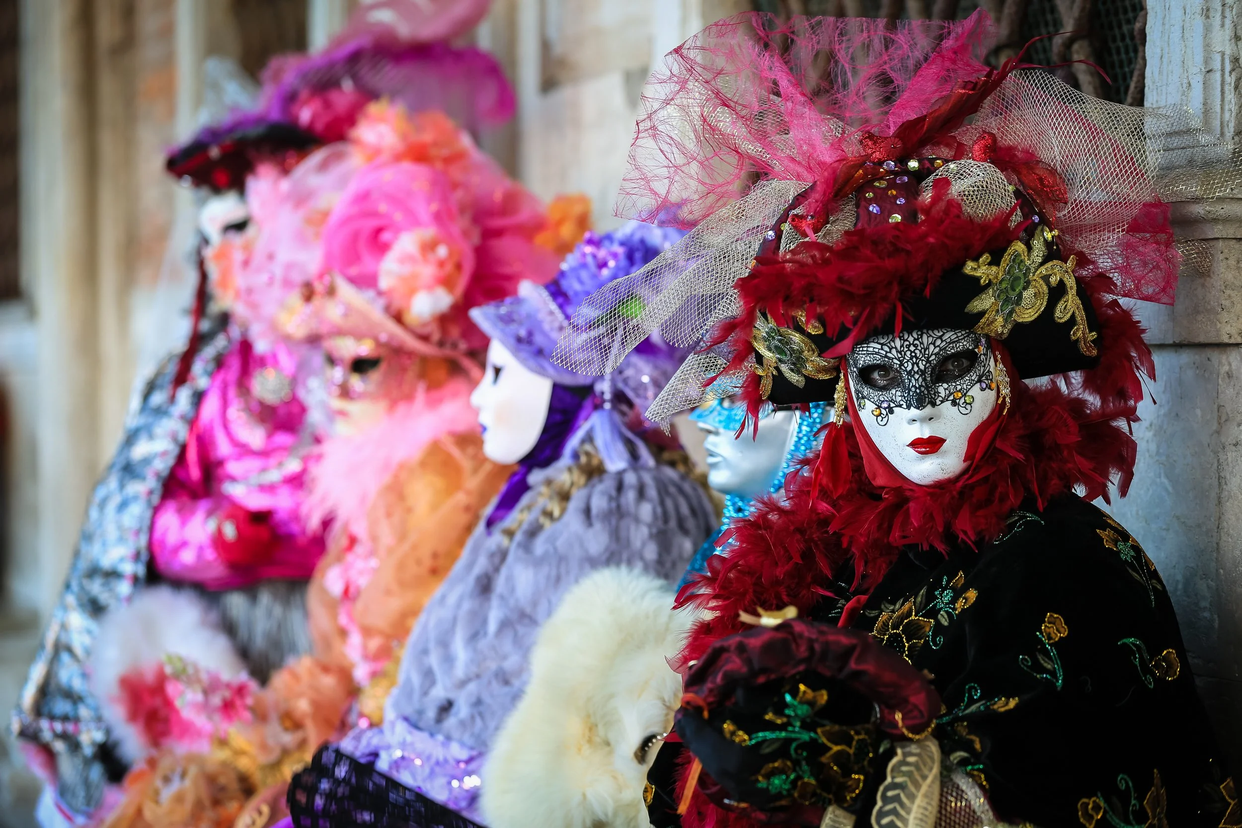 Mask on -Venice Carnival 