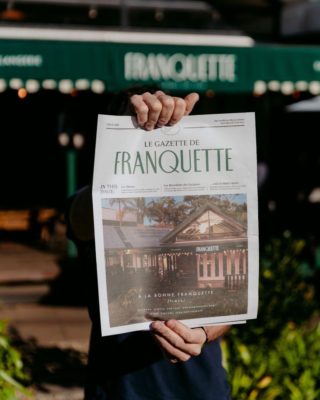 This just in&hellip; hot off the press and fresh from the oven. 

Our Franquette newspaper is here, featuring our menu, a peek behind the scenes, and packed with stories. Grab one next time you visit and get to know us a little better!

#franquetteba
