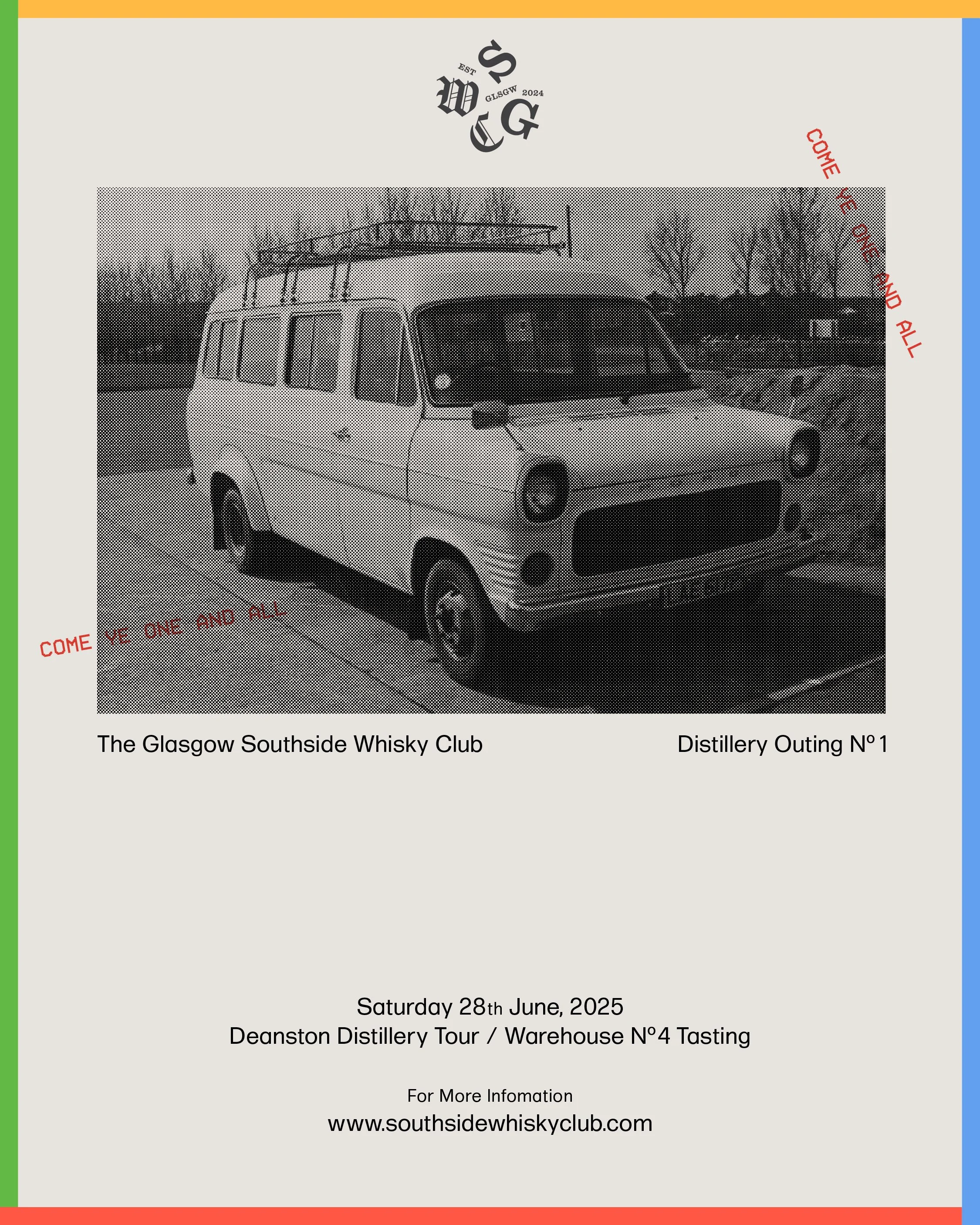 Saturday 28th June 2025 - Deanston Distillery Tour and Warehouse Tasting