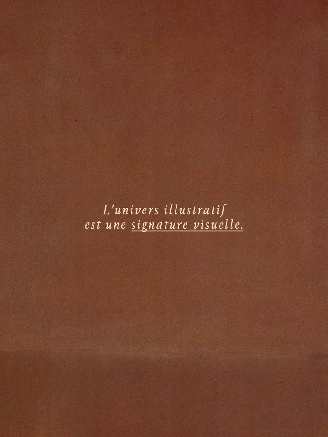 L&rsquo;univers illustratif | Signature du studio

🌞

Un univers de marque ne se r&eacute;sume pas &agrave; un logo.
C&rsquo;est un territoire visuel vivant, coh&eacute;rent, habit&eacute;.
Un langage sensible qui porte l&rsquo;essence de la marque 