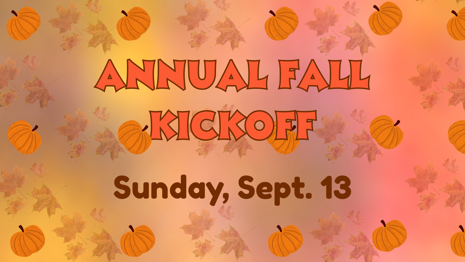 Trinity Church Kick-Off
