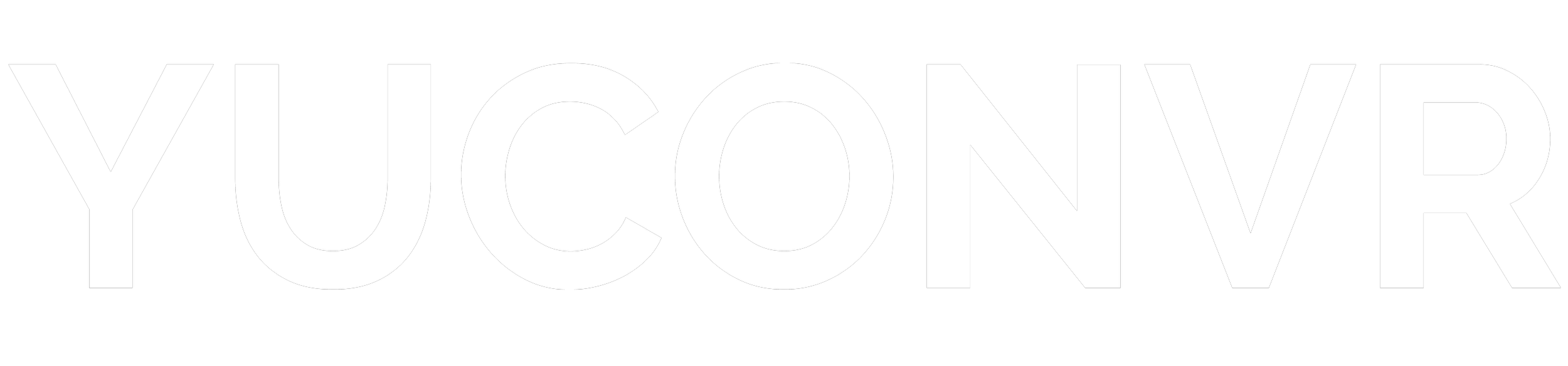 Bold black and white logo with the text 'YUCOVR' in capital letters.