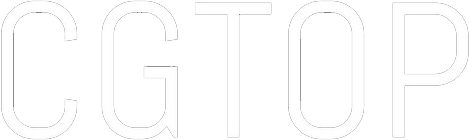 Black background with large white text reading 'CGTOP'