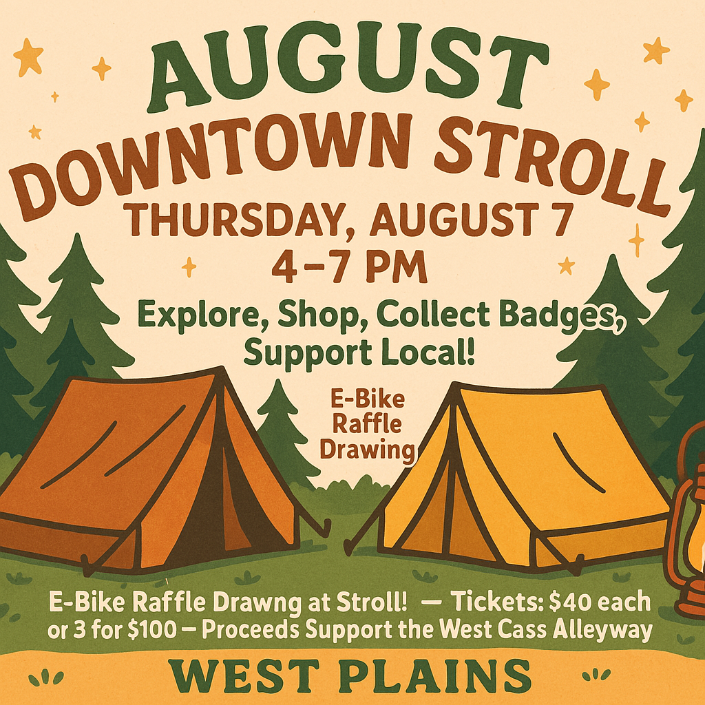 First Thursday Stroll in August: Letโs Get a Little Campy!