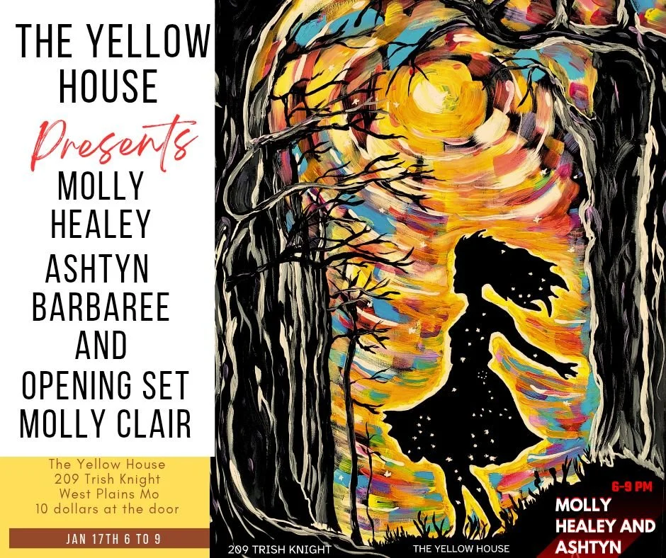 Live Music ~ Molly Healey & Ashtyn Barbaree @ The Yellow House