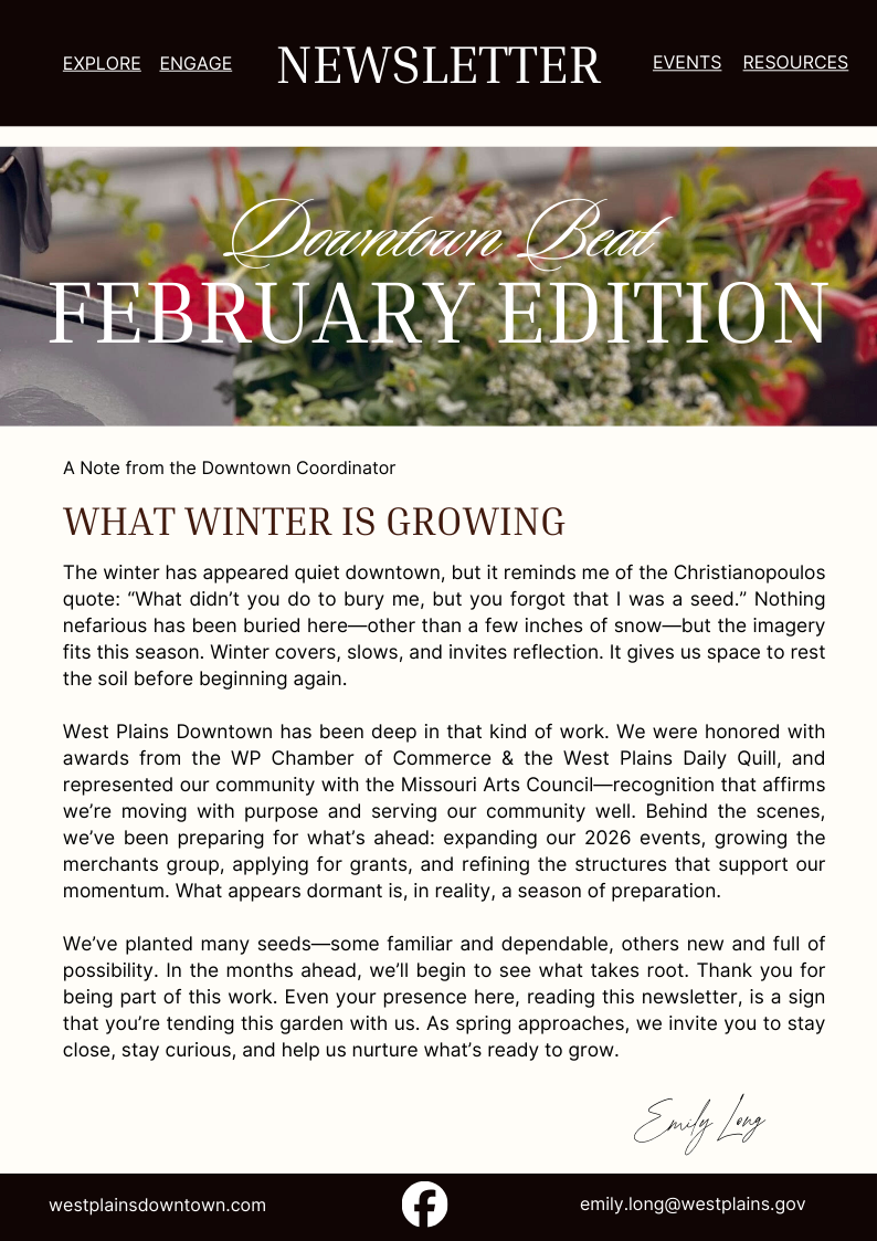 February Newsletter