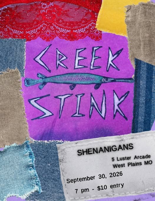 Live Music ~ Creek Stink @ Shenanigans